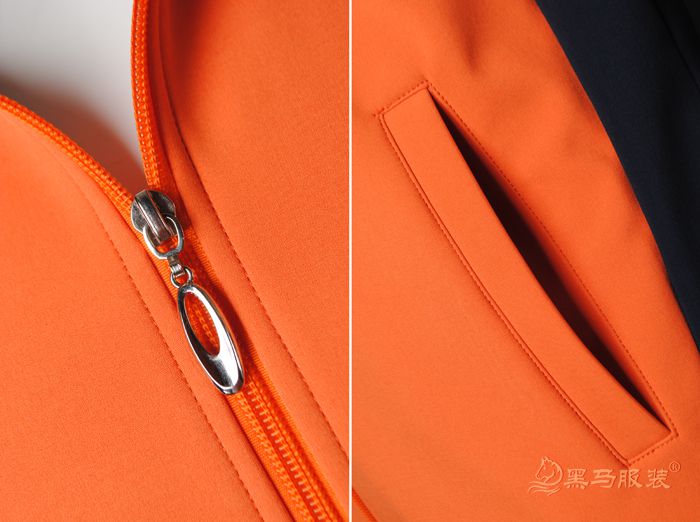 車易拍工作服拉鏈、側兜細節圖